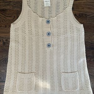 Matilda Jane sleeveless sweater L